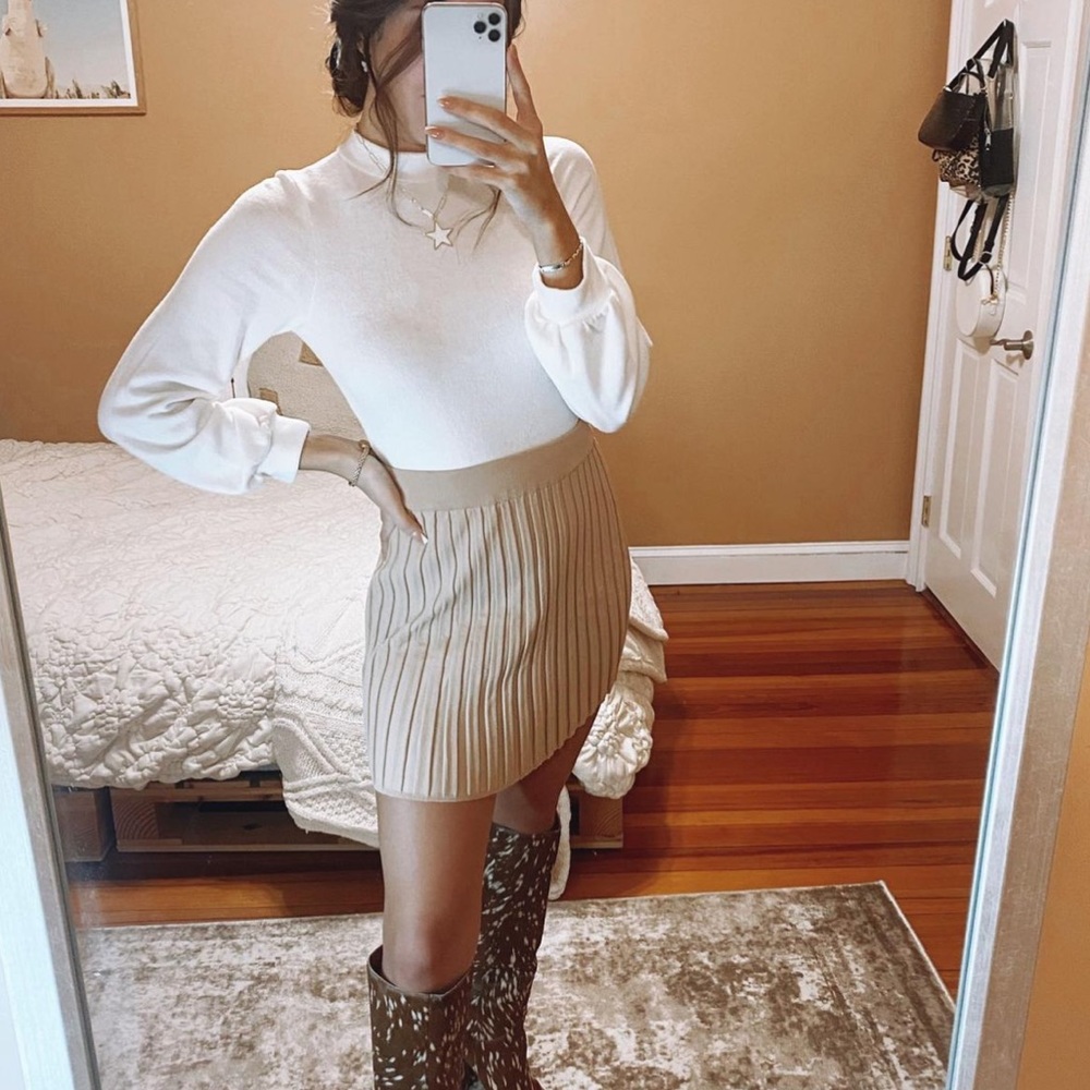 Perfect white turtleneck